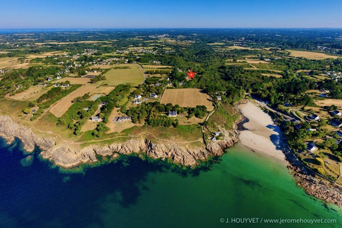 Villa Tidinghi, Plage De Rospico A Pied Névez エクステリア 写真